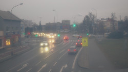 Křižovatka ulic Komenského a Velké Novosady