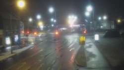 Křižovatka ulic Komenského a Velké Novosady