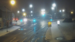 Křižovatka ulic Komenského a Velké Novosady