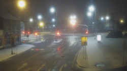 Křižovatka ulic Komenského a Velké Novosady