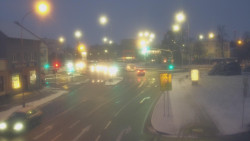 Křižovatka ulic Komenského a Velké Novosady