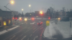 Křižovatka ulic Komenského a Velké Novosady