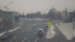 Křižovatka ulic Komenského a Velké Novosady