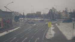 Křižovatka ulic Komenského a Velké Novosady