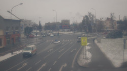 Křižovatka ulic Komenského a Velké Novosady