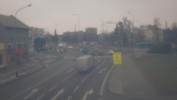 Křižovatka ulic Komenského a Velké Novosady