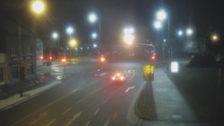 Křižovatka ulic Komenského a Velké Novosady