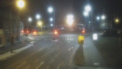 Křižovatka ulic Komenského a Velké Novosady