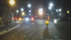 Křižovatka ulic Komenského a Velké Novosady