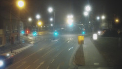 Křižovatka ulic Komenského a Velké Novosady