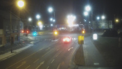 Křižovatka ulic Komenského a Velké Novosady