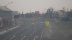 Křižovatka ulic Komenského a Velké Novosady