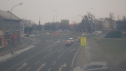 Křižovatka ulic Komenského a Velké Novosady