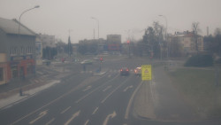 Křižovatka ulic Komenského a Velké Novosady