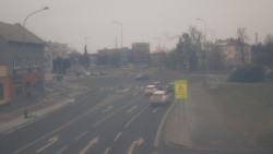 Křižovatka ulic Komenského a Velké Novosady