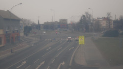 Křižovatka ulic Komenského a Velké Novosady