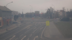 Křižovatka ulic Komenského a Velké Novosady