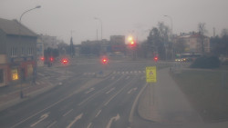 Křižovatka ulic Komenského a Velké Novosady