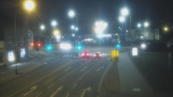 Křižovatka ulic Komenského a Velké Novosady