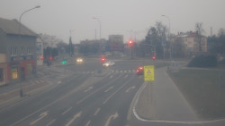 Křižovatka ulic Komenského a Velké Novosady