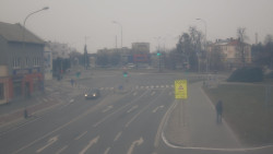 Křižovatka ulic Komenského a Velké Novosady