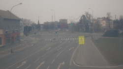 Křižovatka ulic Komenského a Velké Novosady