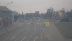 Křižovatka ulic Komenského a Velké Novosady