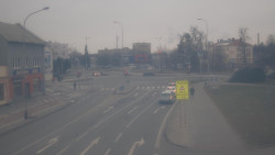 Křižovatka ulic Komenského a Velké Novosady