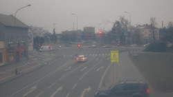 Křižovatka ulic Komenského a Velké Novosady