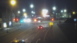 Křižovatka ulic Komenského a Velké Novosady