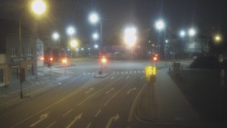 Křižovatka ulic Komenského a Velké Novosady