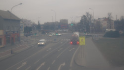 Křižovatka ulic Komenského a Velké Novosady