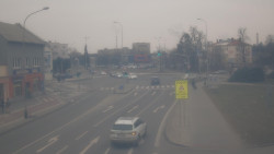 Křižovatka ulic Komenského a Velké Novosady