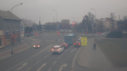 Křižovatka ulic Komenského a Velké Novosady