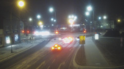 Křižovatka ulic Komenského a Velké Novosady