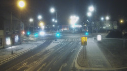 Křižovatka ulic Komenského a Velké Novosady