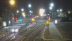 Křižovatka ulic Komenského a Velké Novosady