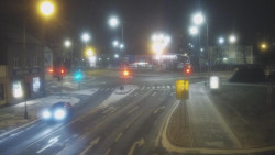 Křižovatka ulic Komenského a Velké Novosady