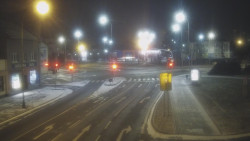 Křižovatka ulic Komenského a Velké Novosady