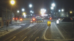 Křižovatka ulic Komenského a Velké Novosady