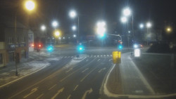 Křižovatka ulic Komenského a Velké Novosady