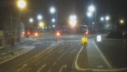 Křižovatka ulic Komenského a Velké Novosady