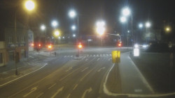 Křižovatka ulic Komenského a Velké Novosady