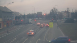 Křižovatka ulic Komenského a Velké Novosady