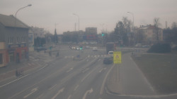 Křižovatka ulic Komenského a Velké Novosady