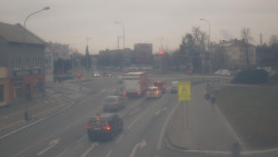 Křižovatka ulic Komenského a Velké Novosady