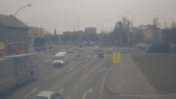 Křižovatka ulic Komenského a Velké Novosady