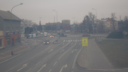 Křižovatka ulic Komenského a Velké Novosady