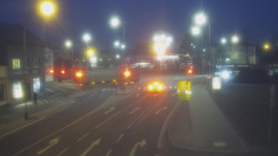 Křižovatka ulic Komenského a Velké Novosady