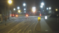 Křižovatka ulic Komenského a Velké Novosady